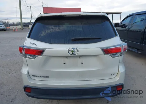 2015 Toyota Highlander Le from USA, damaged, VIN 5TDZARFH7FS015266